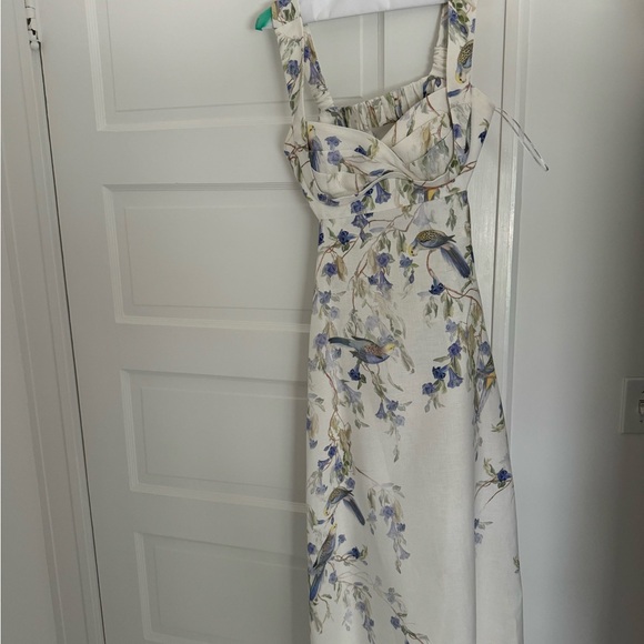 Zimmermann Natura Midi Dress Size 1 - Picture 2 of 10